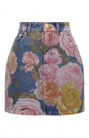 Джинсовая юбка Balmain