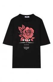 Хлопковая футболка MSGM Kids