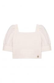 Хлопковый топ ELIE SAAB JUNIOR
