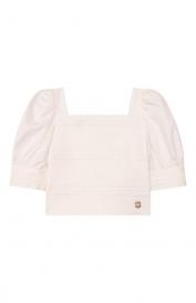 Хлопковый топ ELIE SAAB JUNIOR