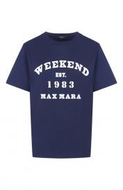 Хлопковая футболка Weekend Max Mara