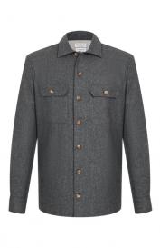 Шерстяная рубашка Brunello Cucinelli