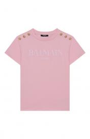 Хлопковая футболка Balmain