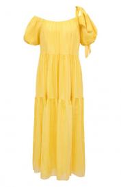 Платье из хлопка  и шелка MORÉ NOIR