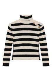 Водолазка из шерсти и хлопка Balmain