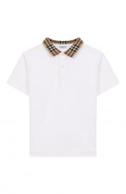 Хлопковое поло Burberry