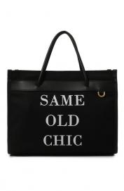 Сумка-тоут Slogan Moschino