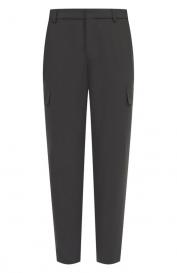 Брюки-карго из вискозы и шерсти BOSS