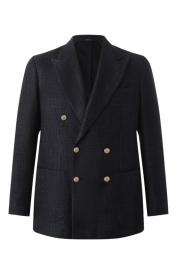 Пиджак из шелка и хлопка Sartorio