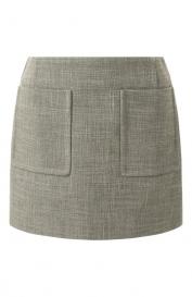 Юбка из хлопка и вискозы Bottega Veneta