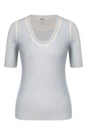 Пуловер из шерсти и вискозы Chloe