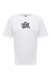 Хлопковая футболка GCDS