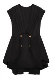 Платье из вискозы Balmain