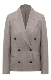 Льняной жакет Brunello Cucinelli