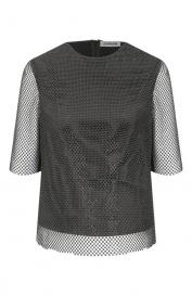 Топ с отделкой стразами Chapurin