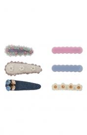 Комплект из шести заколок Pink Olivka