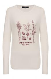 Хлопковый лонгслив Weekend Max Mara