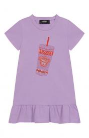 Хлопковое платье Versace