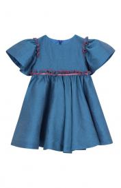 Платье из шерсти и вискозы Роса Zhanna & Anna