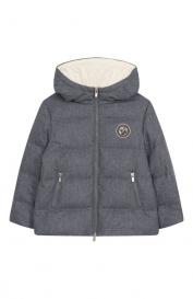 Шерстяной пуховик Brunello Cucinelli