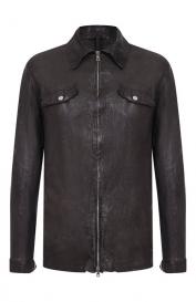 Кожаная куртка-рубашка NEVER ENOUGH