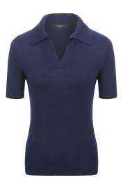 Поло из шелка и хлопка Weekend Max Mara
