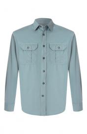 Рубашка из хлопка и лиоцелла Canali