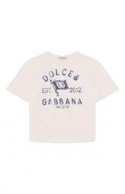 Хлопковая футболка Dolce&Gabbana