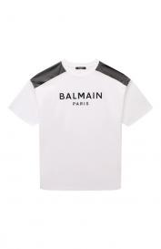 Хлопковая футболка Balmain
