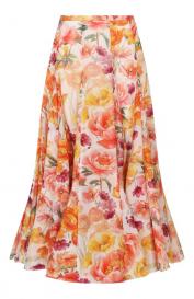 Юбка из хлопка и шелка YVON