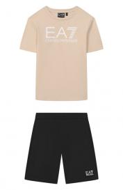 Комплект из футболки и шорт Ea7