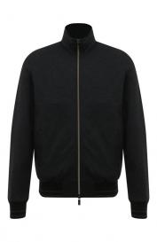 Толстовка из шерсти и хлопка CAPOBIANCO