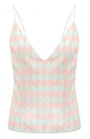 Шелковый топ Balmain