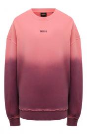 Хлопковый свитшот Boss Orange