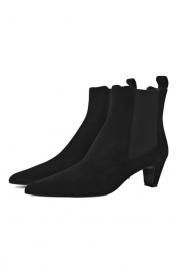 Замшевые ботильоны Fabi