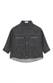 Джинсовая рубашка Brunello Cucinelli