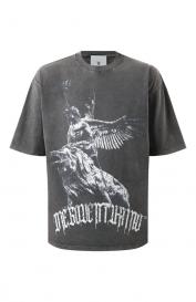 Хлопковая футболка Diego Venturino