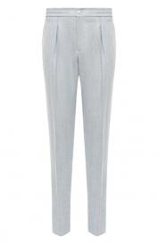 Брюки изо льна и шерсти MARCO PESCAROLO