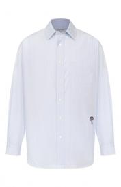 Хлопковая рубашка Bottega Veneta