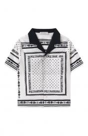 Хлопковая рубашка Dolce&Gabbana