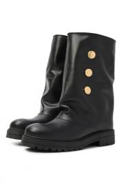 Кожаные сапоги Balmain