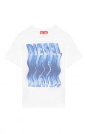 Хлопковая футболка Diesel