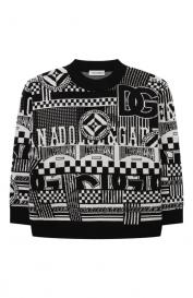 Свитер из хлопка и кашемира Dolce&Gabbana