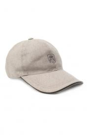 Бейсболка из шелка и шерсти Corneliani