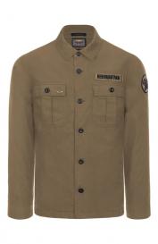 Хлопковая куртка-рубашка Aeronautica Militare