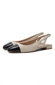 Кожаные балетки Sleek Stuart Weitzman