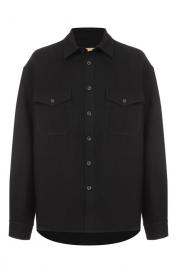 Куртка-рубашка изо льна и шерсти Uma Wang