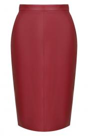 Кожаная юбка Saint Laurent