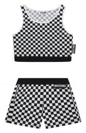 Костюм из топа и шорт Moschino