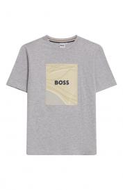 Хлопковая футболка BOSS